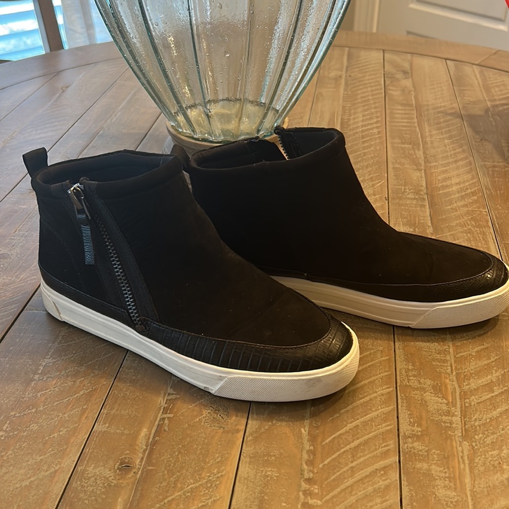 Naturalizer Suede Flat Booties - image 2